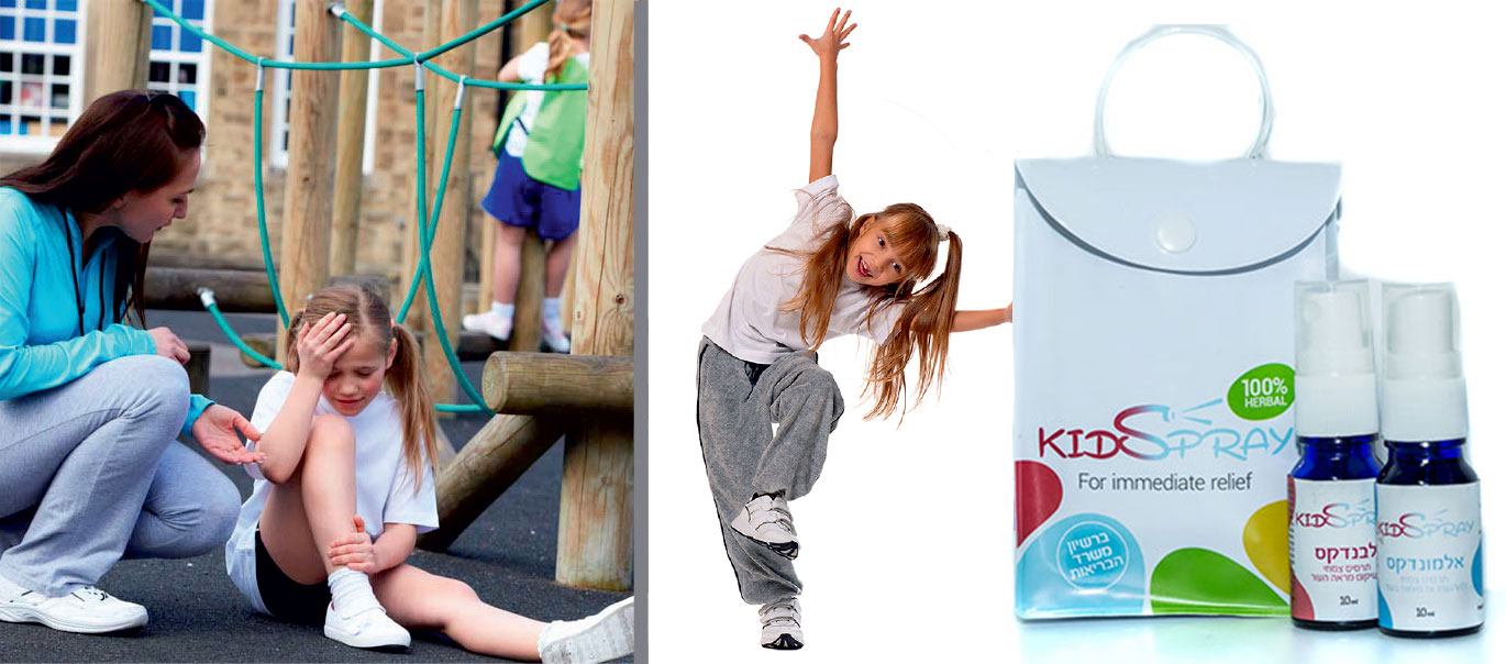 kidspray - כשהילד שלך משחק, משתובב, מטייל ומגלה את העולם, הוא לפעמים גם נפצע ונחבל - חשוב להיות מוכן! ברשיון משרד הבריאות